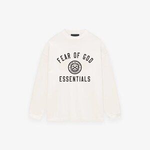 ESSENTIALS Holiday Core Logo Long Sleeve T-Shirt